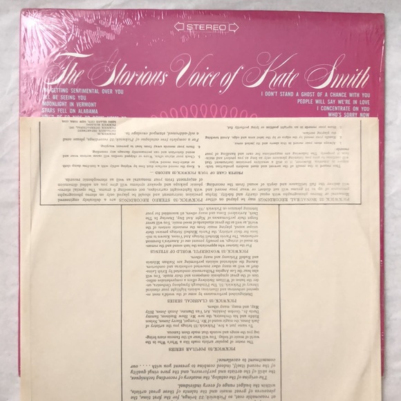 Kate Smith The Glorious Voice Vinyl Lp - Picture 10 of 10